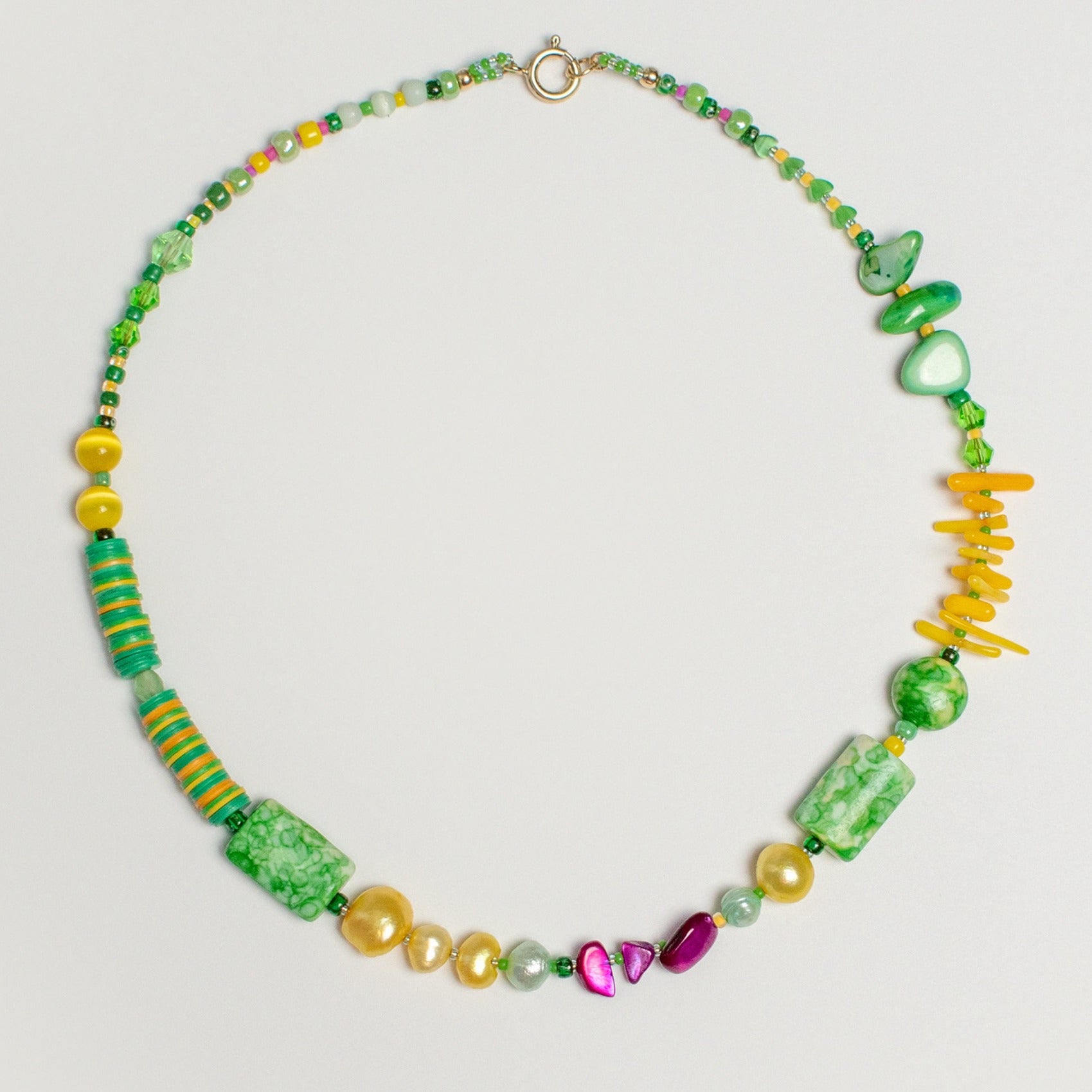 Alli Freshwater Pearl and Ceramic Necklace