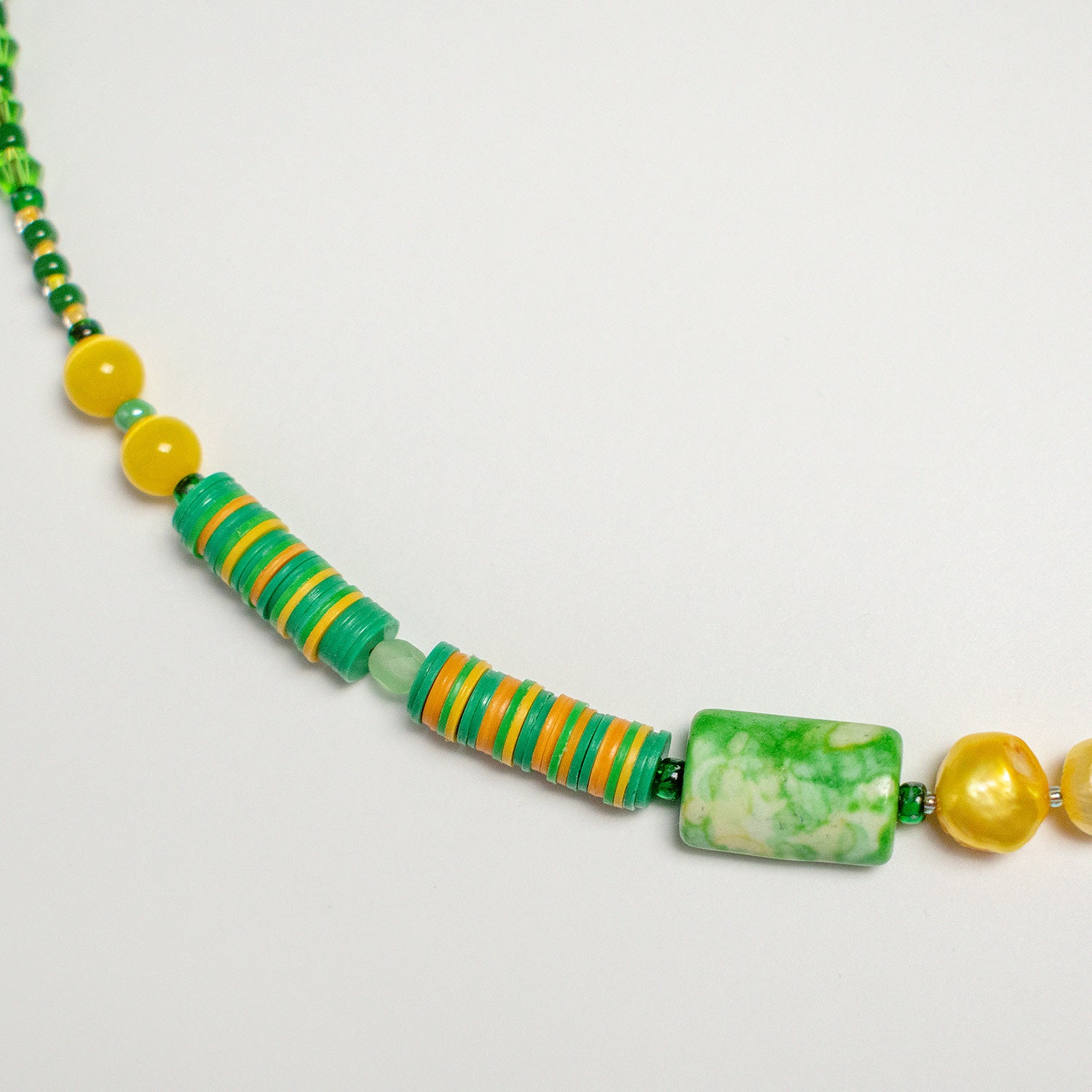 Alli Freshwater Pearl and Ceramic Necklace