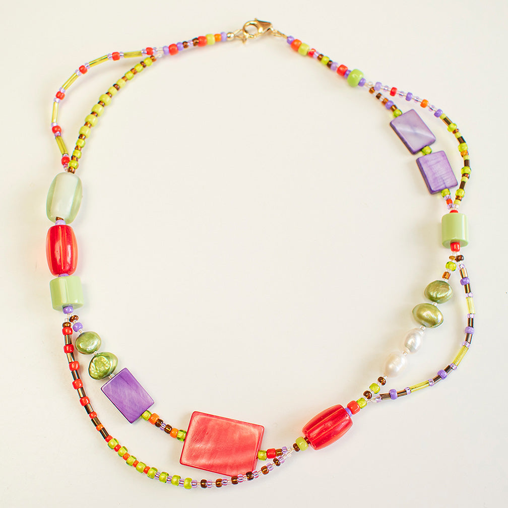 Wissahickon Pearl and Shell Necklace
