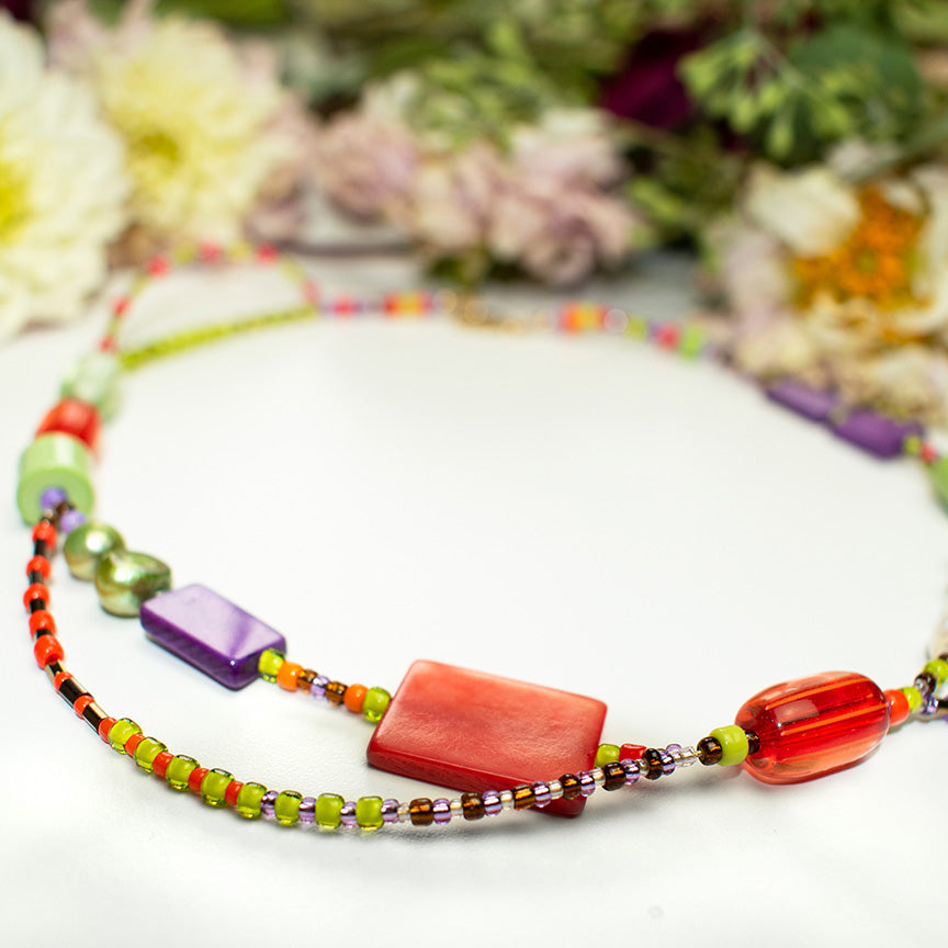 Wissahickon Pearl and Shell Necklace