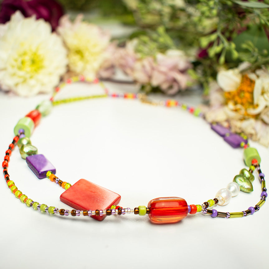 Wissahickon Pearl and Shell Necklace