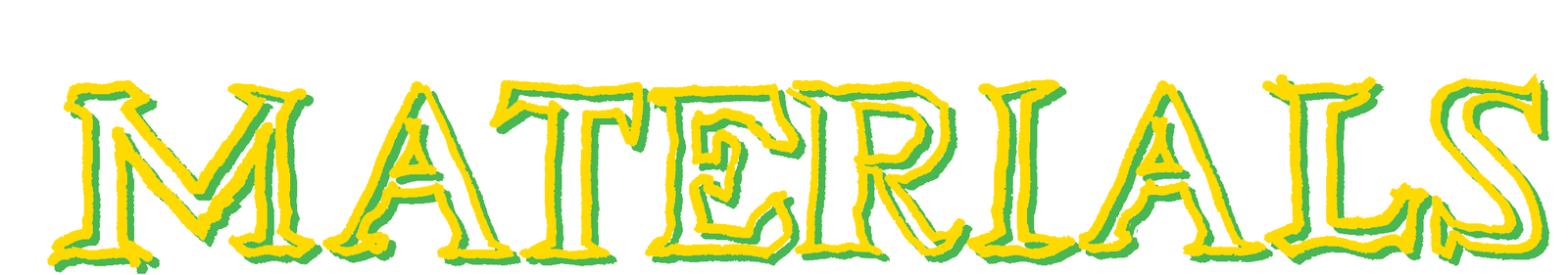 Materials for sweaters and jewelry