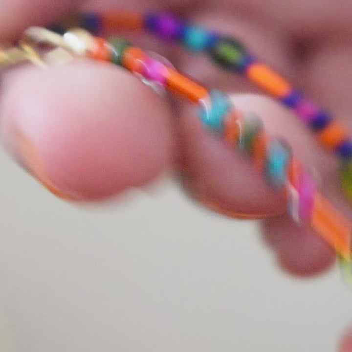 Bast Shell and Wood Bracelet