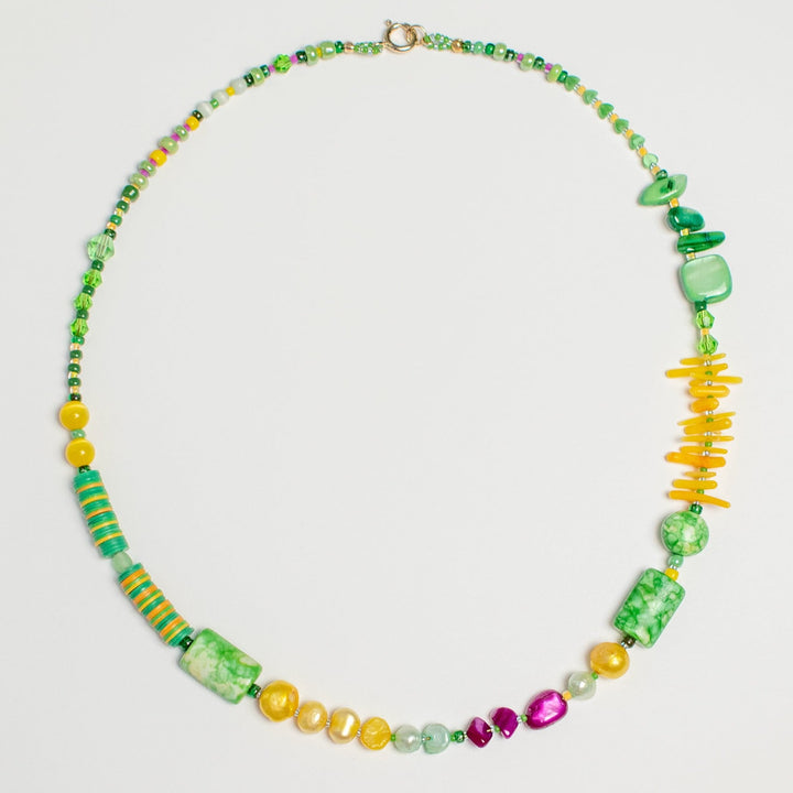 Alli Freshwater Pearl and Ceramic Necklace