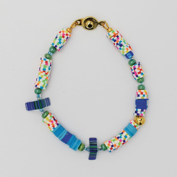 Surfers Clay Disc Bracelet