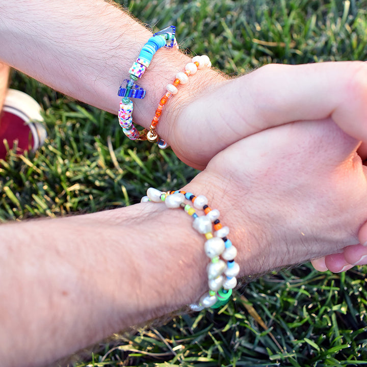 Surfers Clay Disc Bracelet