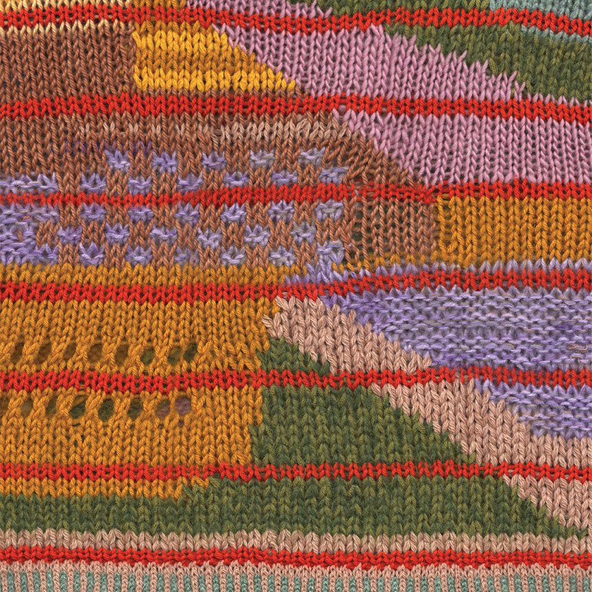 LANDSCAPE CREW-NECK STRIPED SWEATER