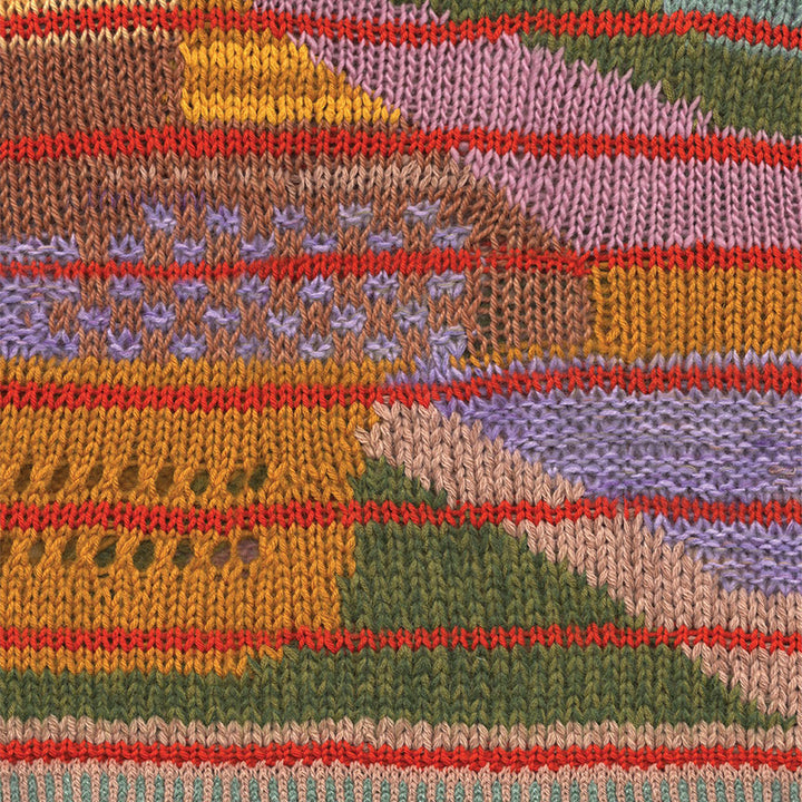 LANDSCAPE CREW-NECK STRIPED SWEATER