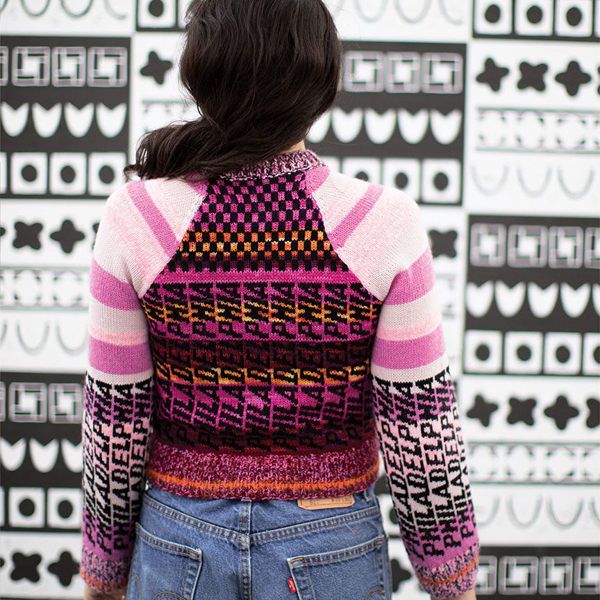 Key-Hole Philadelphia Jacquard Sweater