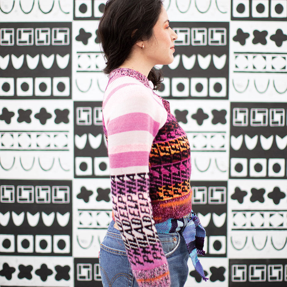 Key-Hole Philadelphia Jacquard Sweater