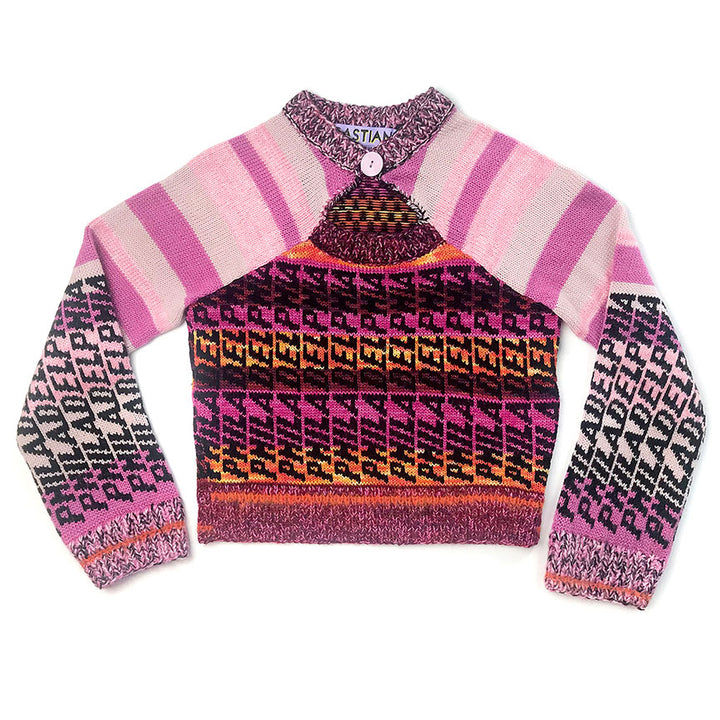 Key-Hole Philadelphia Jacquard Sweater