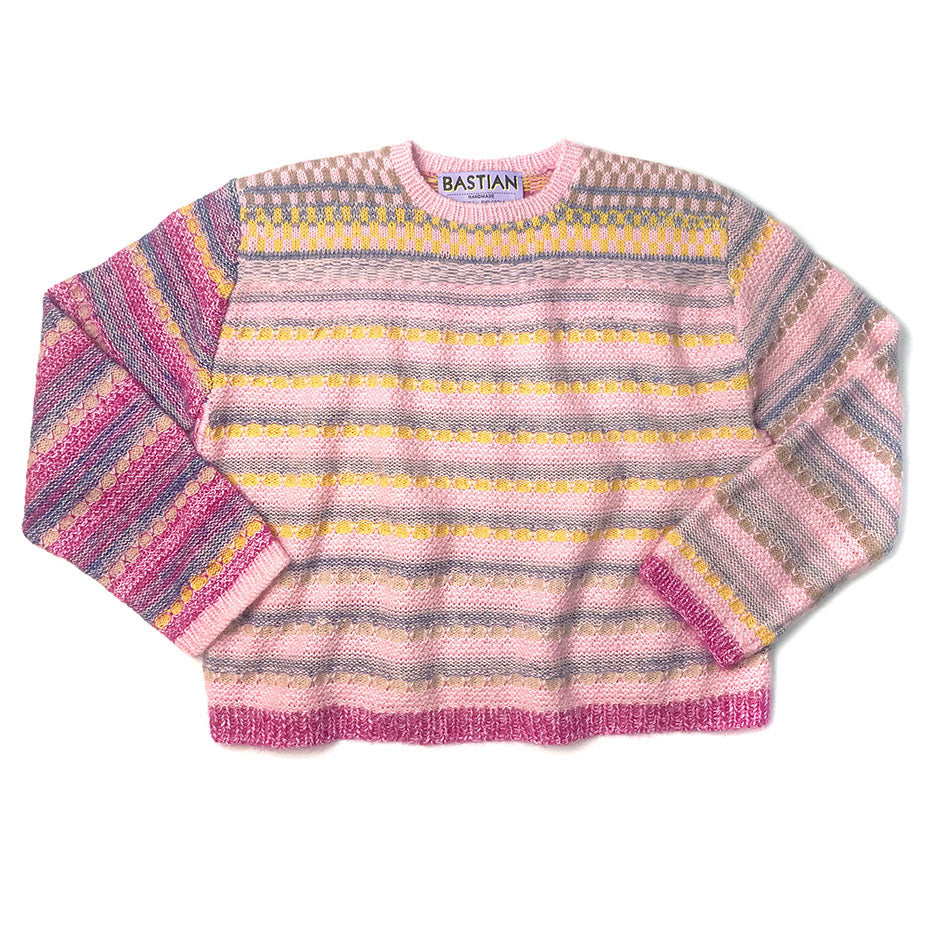 Light and Dark Crew-Neck Sweater