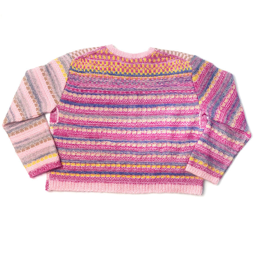 Light and Dark Crew-Neck Sweater