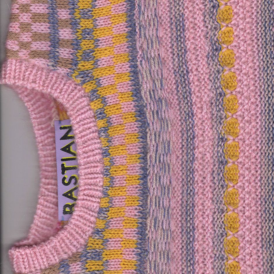 Light and Dark Crew-Neck Sweater