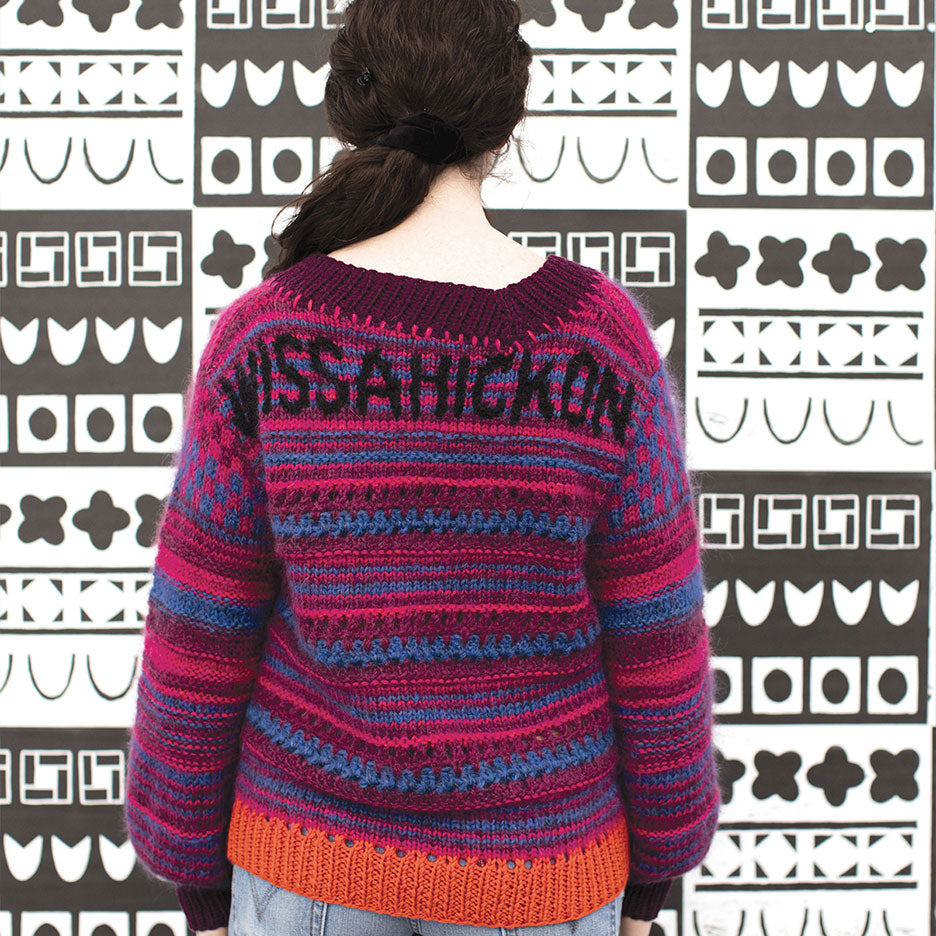 Asymmetrical V-Neck Sweater