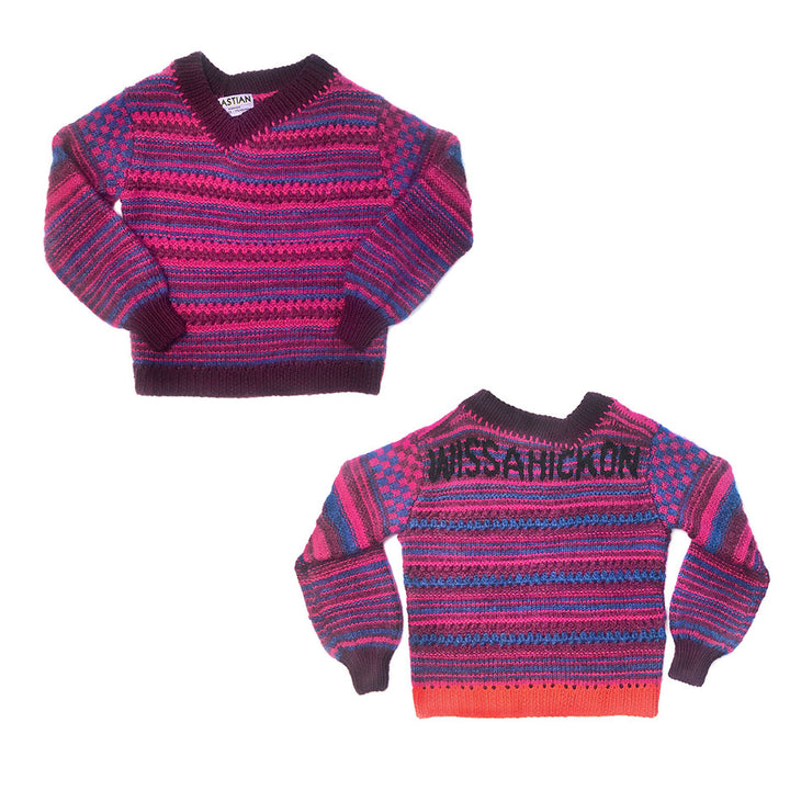 Asymmetrical V-Neck Sweater