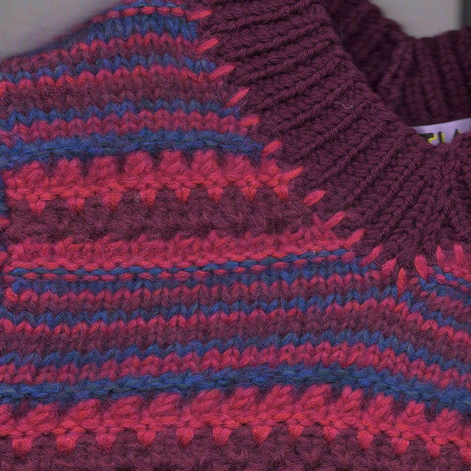 Asymmetrical V-Neck Sweater