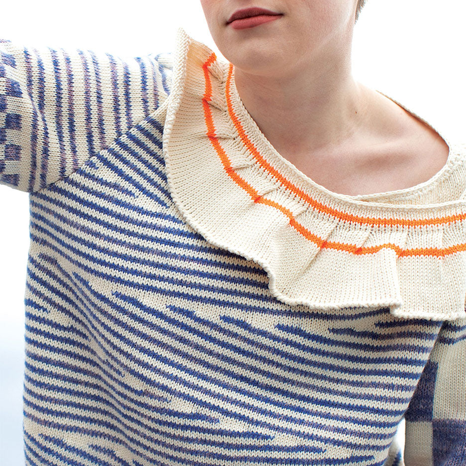 Asymmetrical Ruffle Sweater