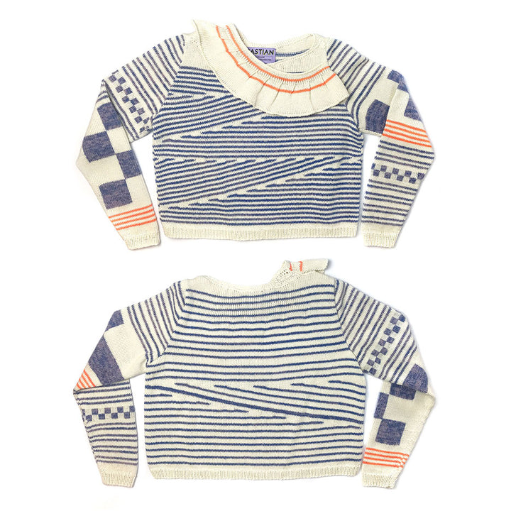 Asymmetrical Ruffle Sweater