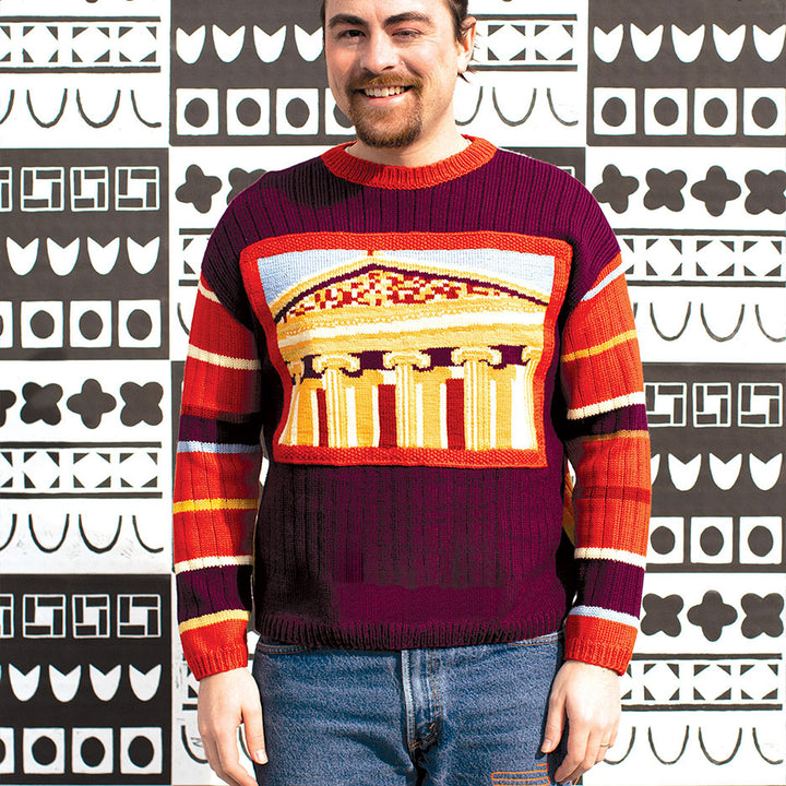 Philadelphia Museum of Art Large Intarsia Crew-Neck Sweater