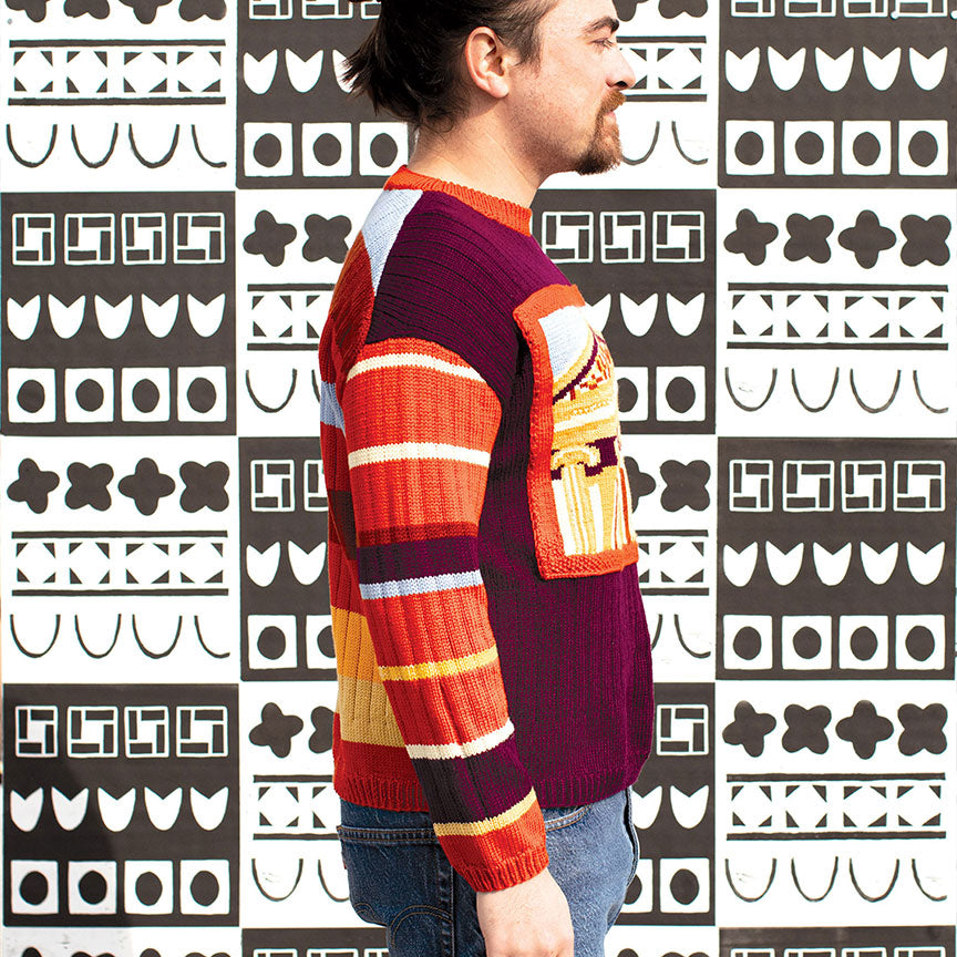 Philadelphia Museum of Art Large Intarsia Crew-Neck Sweater