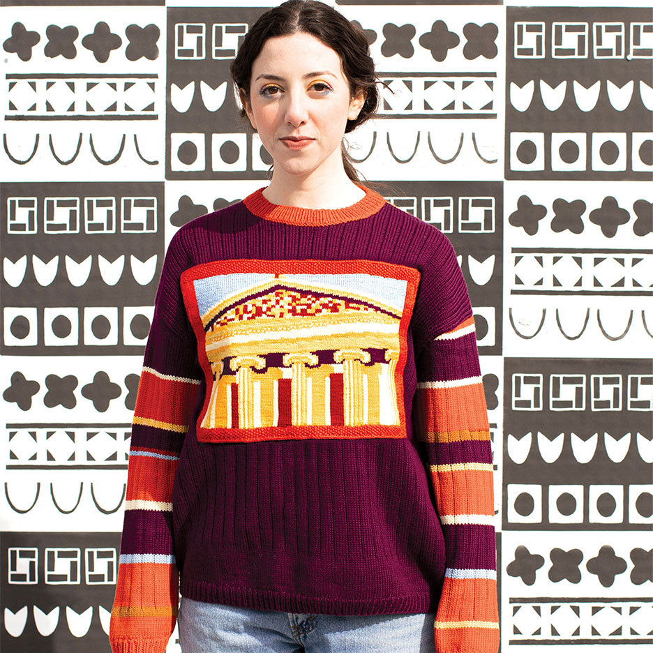 Philadelphia Museum of Art Large Intarsia Crew-Neck Sweater