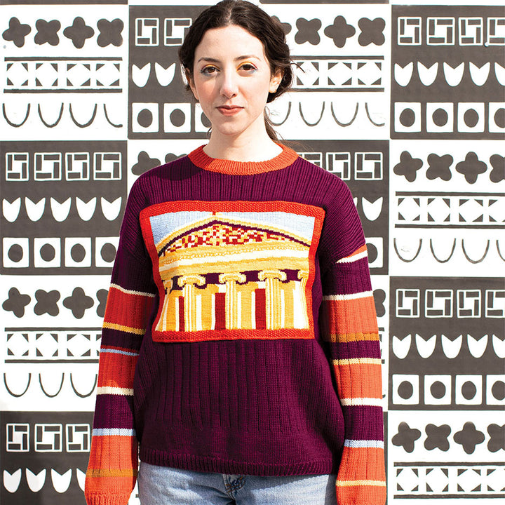 Philadelphia Museum of Art Large Intarsia Crew-Neck Sweater
