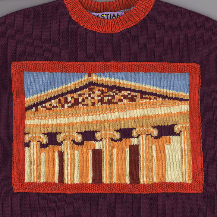 Philadelphia Museum of Art Large Intarsia Crew-Neck Sweater