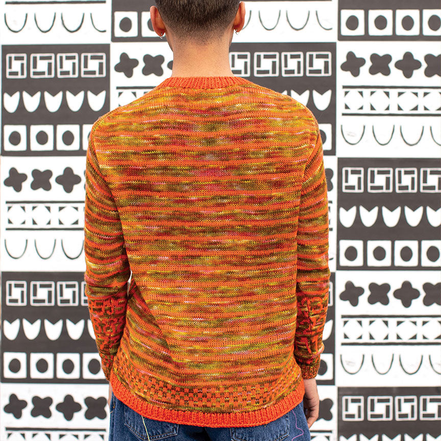 Snug Crew-Neck Number Sweater