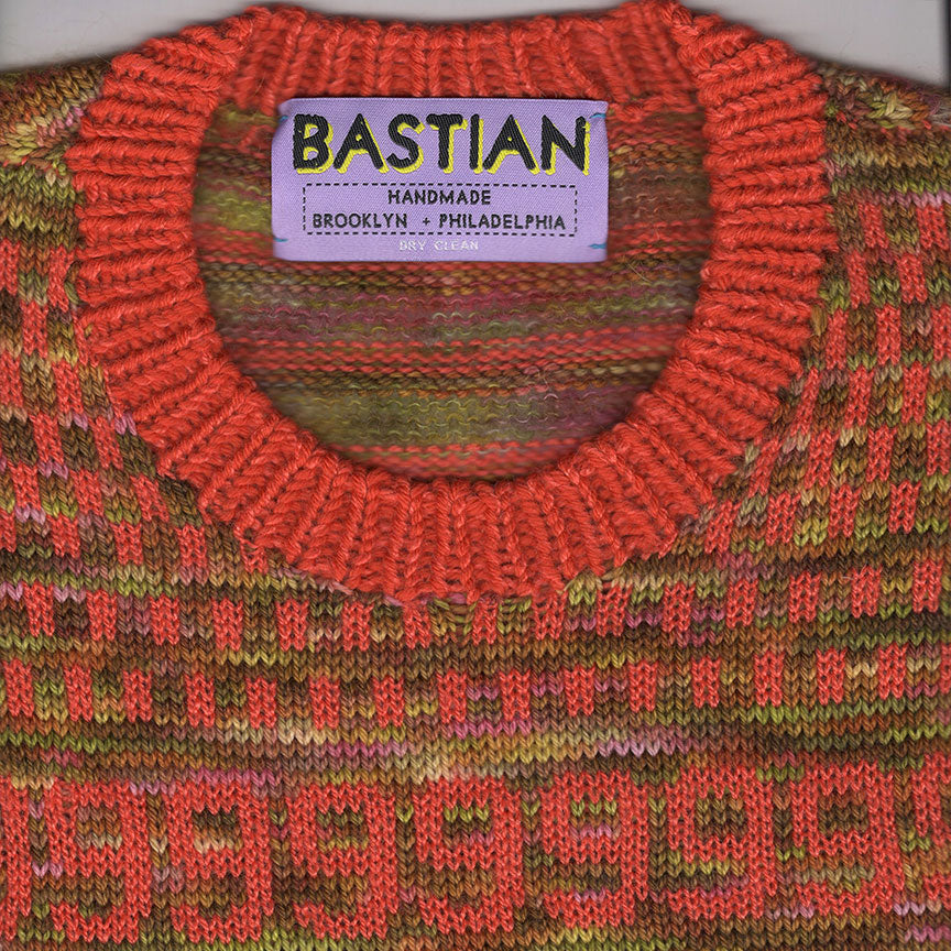 Snug Crew-Neck Number Sweater