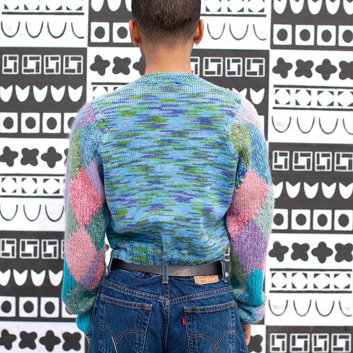 Bastian-Squared Inset Sleeve Sweater