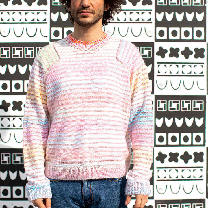 Oversized Bastian-Squared Inset Sleeve Sweater