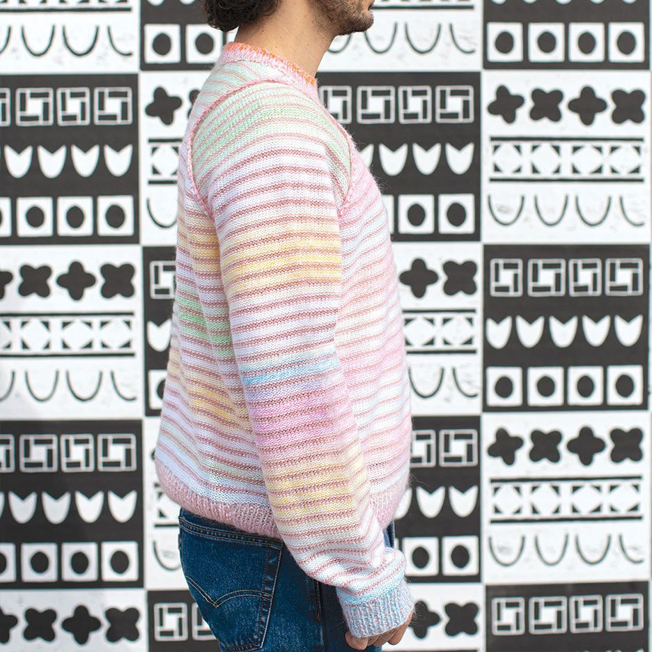 Oversized Bastian-Squared Inset Sleeve Sweater