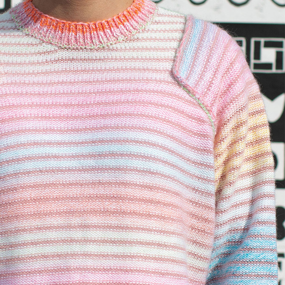 Oversized Bastian-Squared Inset Sleeve Sweater