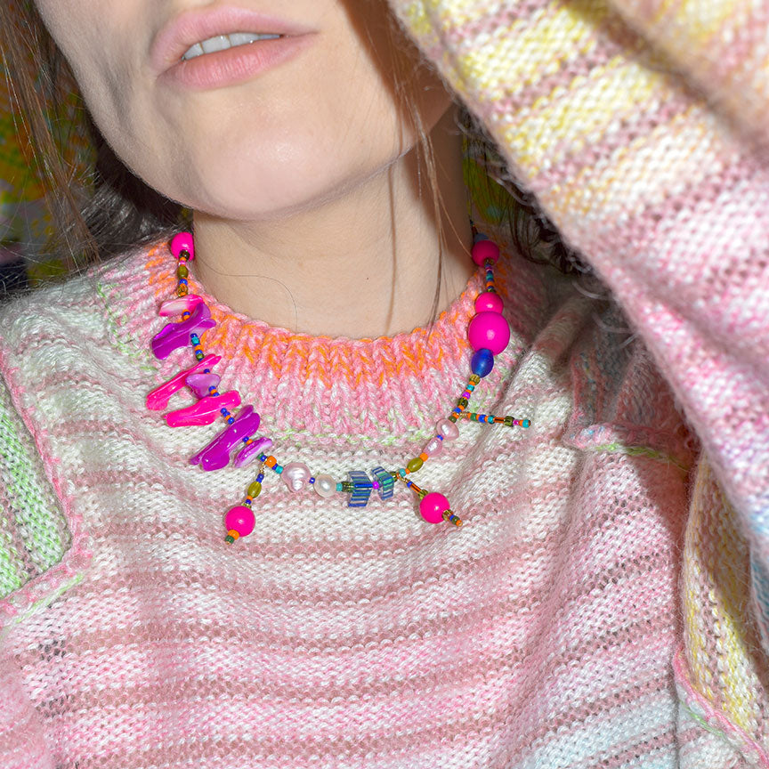 Oversized Bastian-Squared Inset Sleeve Sweater