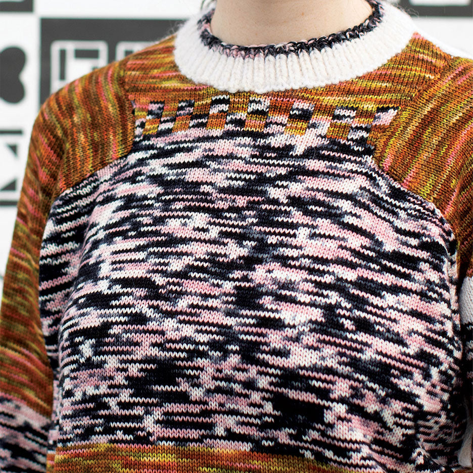 Slouchy Bastian-Squared Inset Sleeve Sweater