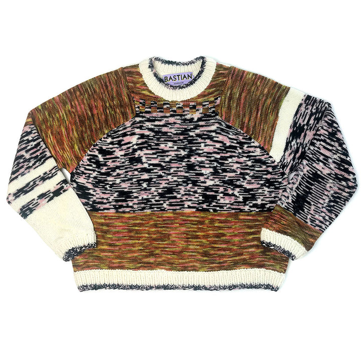 Slouchy Bastian-Squared Inset Sleeve Sweater