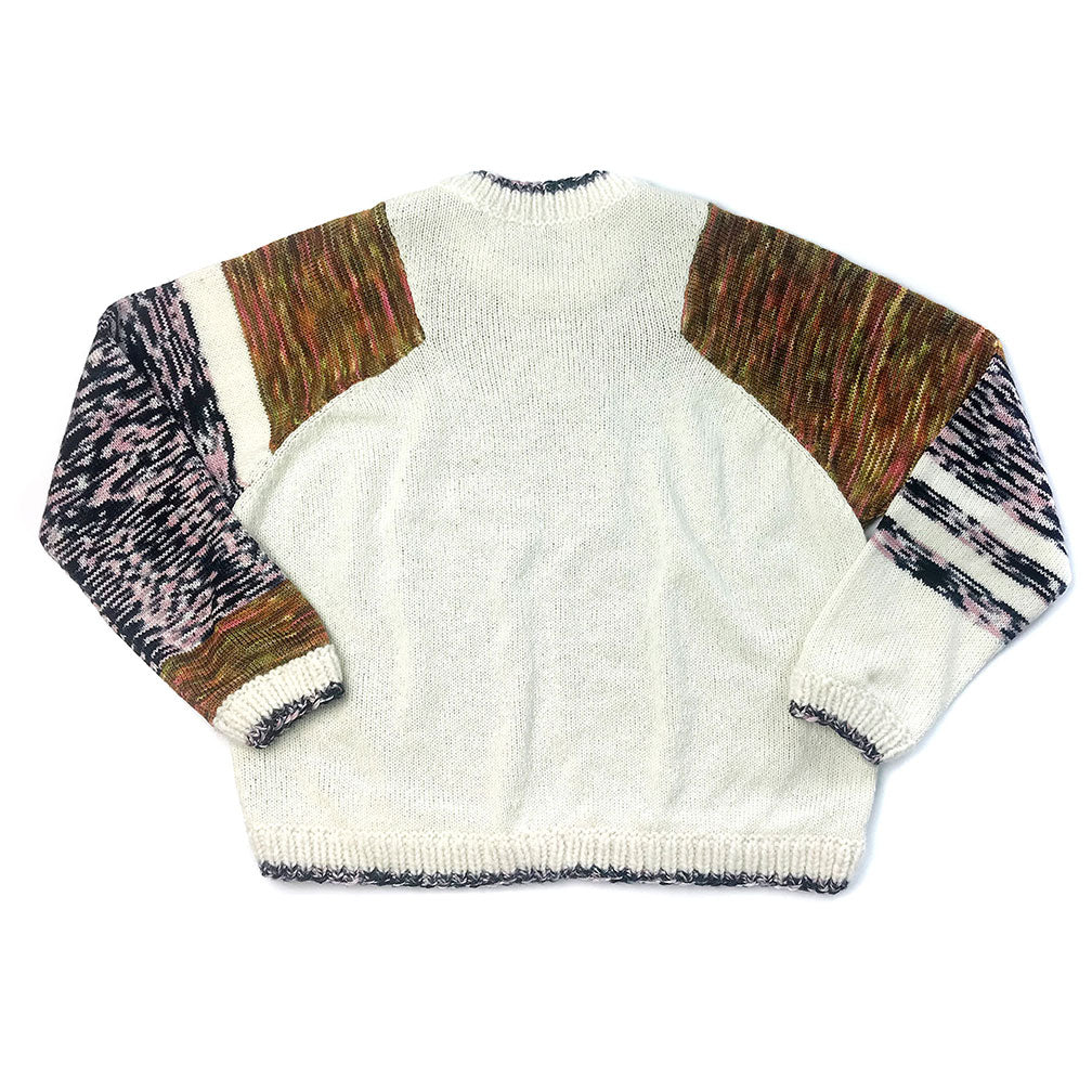 Slouchy Bastian-Squared Inset Sleeve Sweater