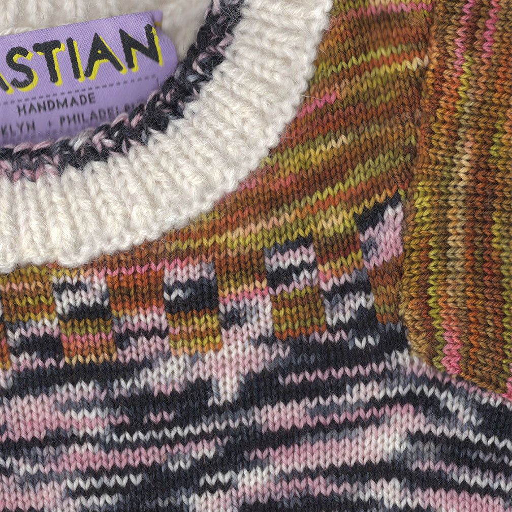 Slouchy Bastian-Squared Inset Sleeve Sweater