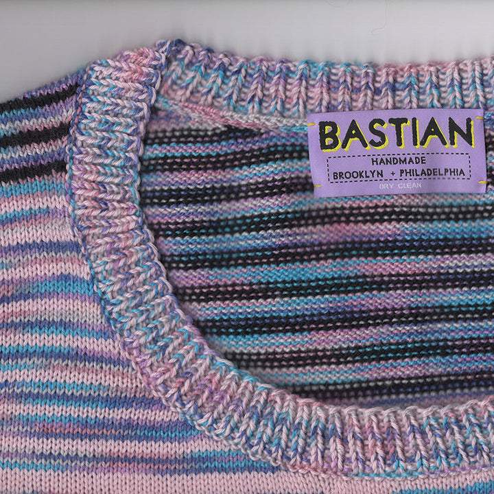 Circle Neckline Cropped Sweater