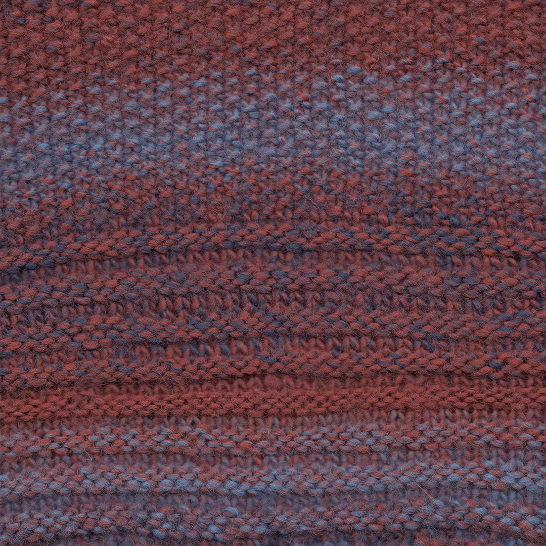 Mock-Neck Cropped Intarsia Sweater