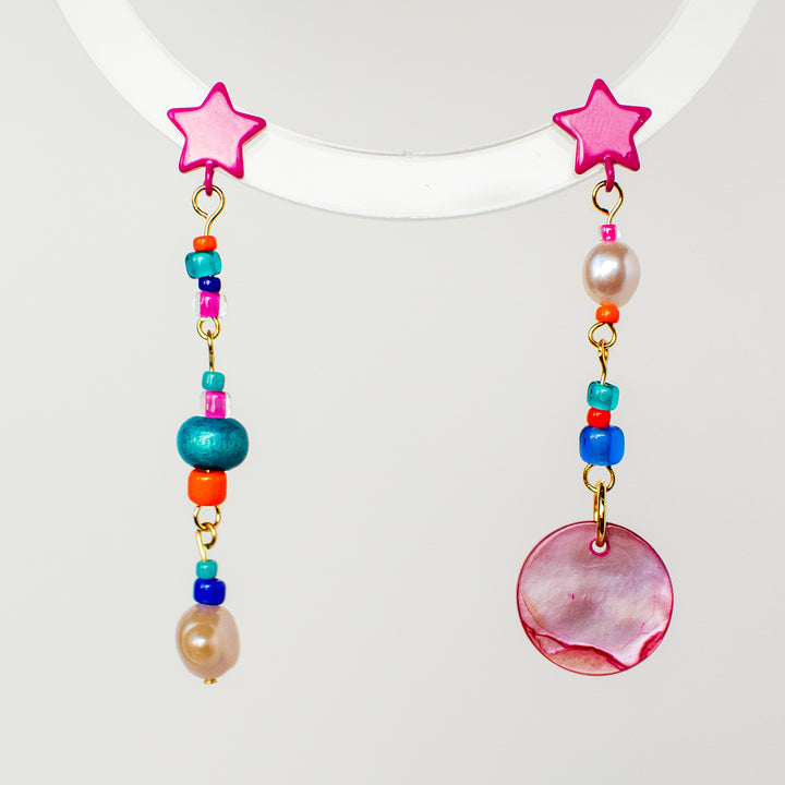 Elliot Freshwater Pearl and Shell Earrings