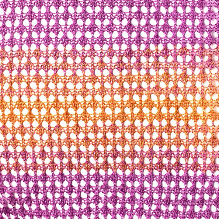 Granny Crochet Square Boat-Neck Sweater