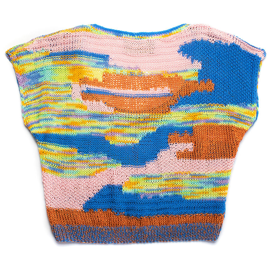 Hazy Atlas Intarsia Sweater