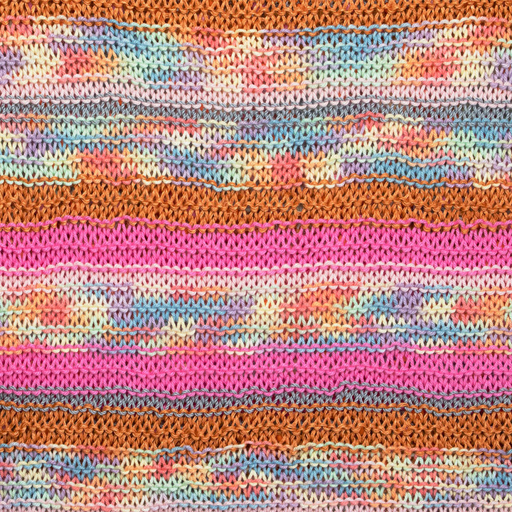 Cotton + Linen Crew-Neck Sweater Tank With Plastic Pony Beads