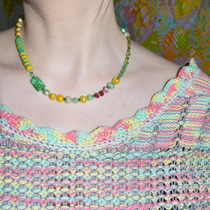 Stripe Scoop-Back Sweater Tank