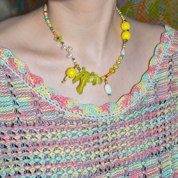 Stripe Scoop-Back Sweater Tank