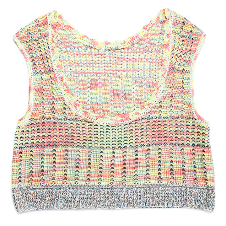 Stripe Scoop-Back Sweater Tank