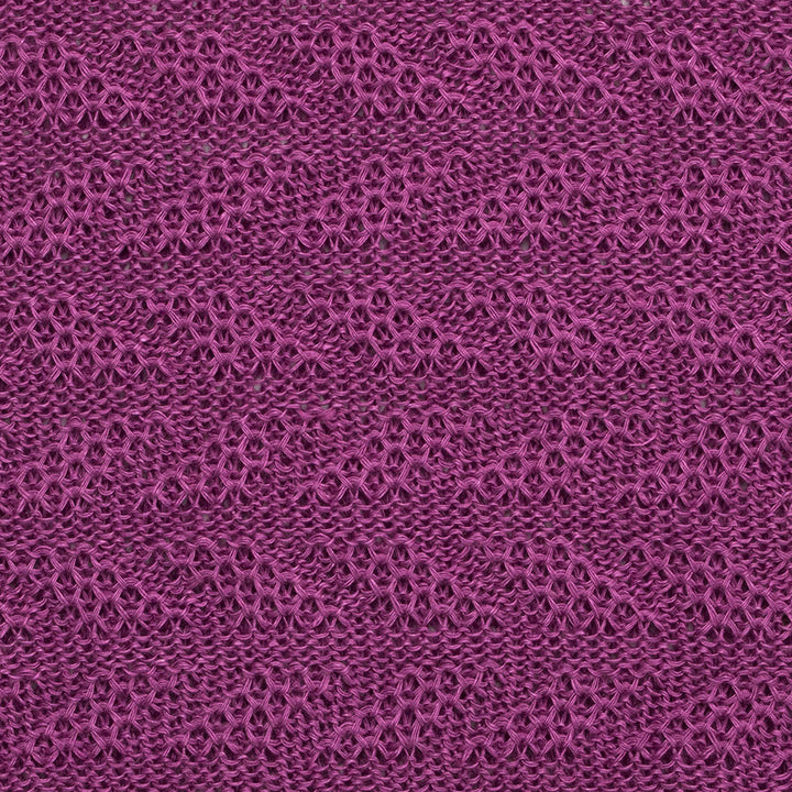 Fuchsia Lingerie Inspired Knit Blouse