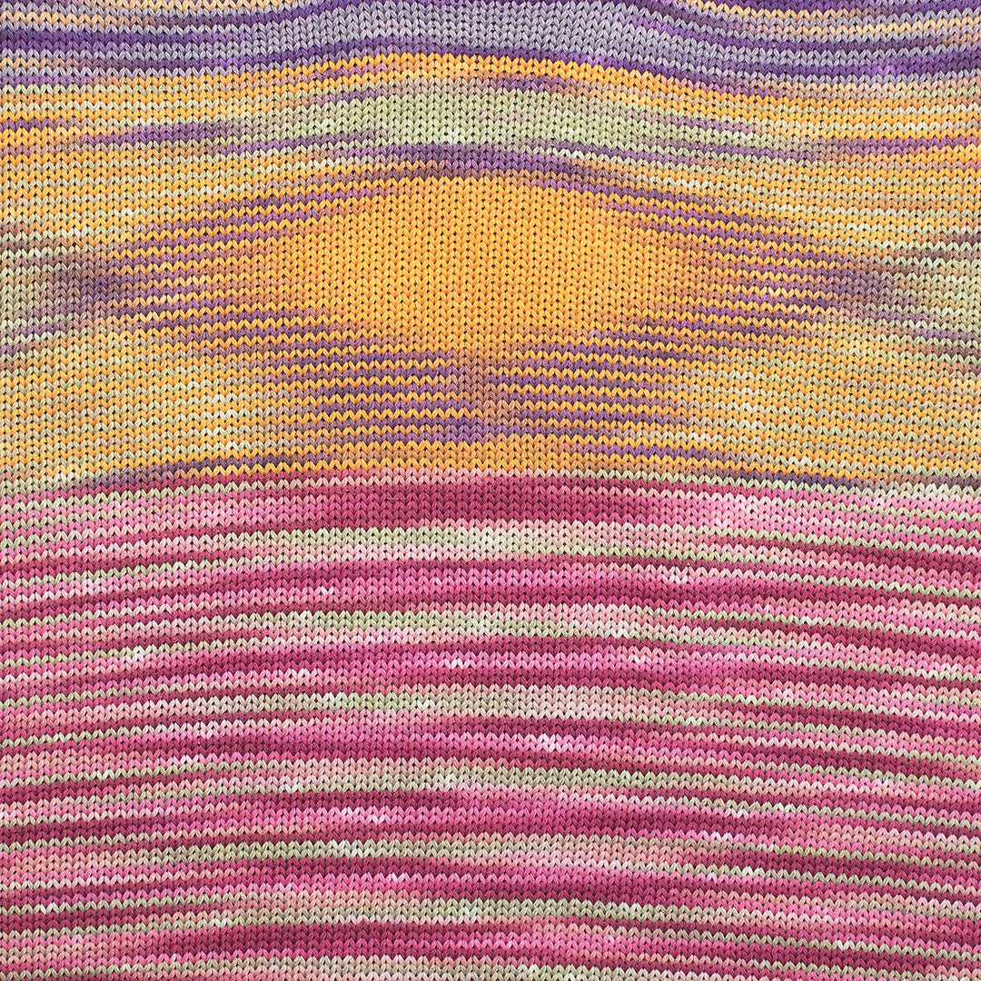 Hand-Dyed Sweater With Puff Sleeves